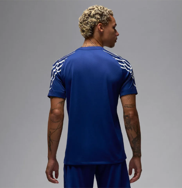 Maillot de football Homme PSG M NK DF JSY SS STAD 4TH Bleu