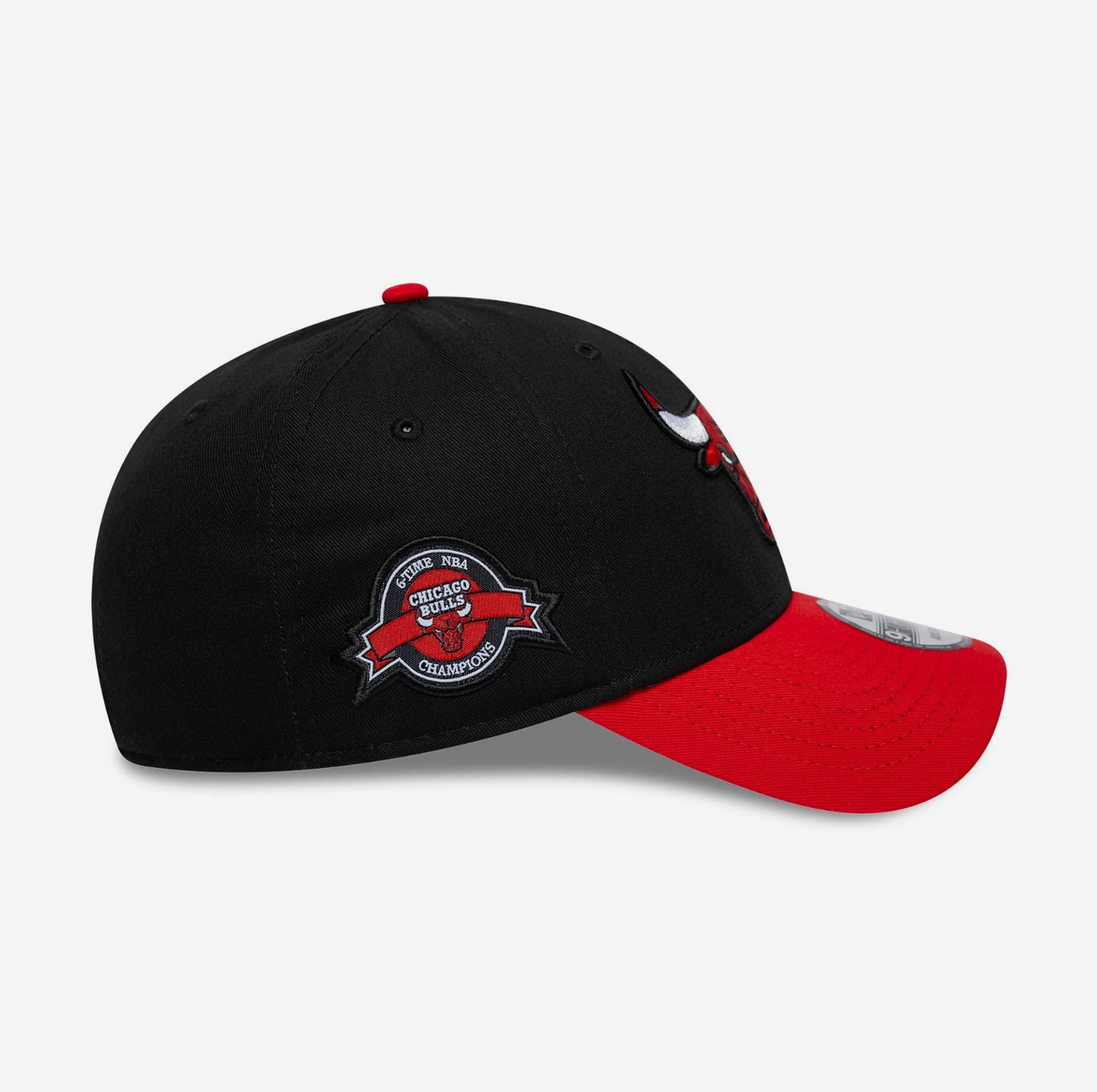 Casquette 9FORTY Adjustable Chicago Bulls NBA Side Patch Noir