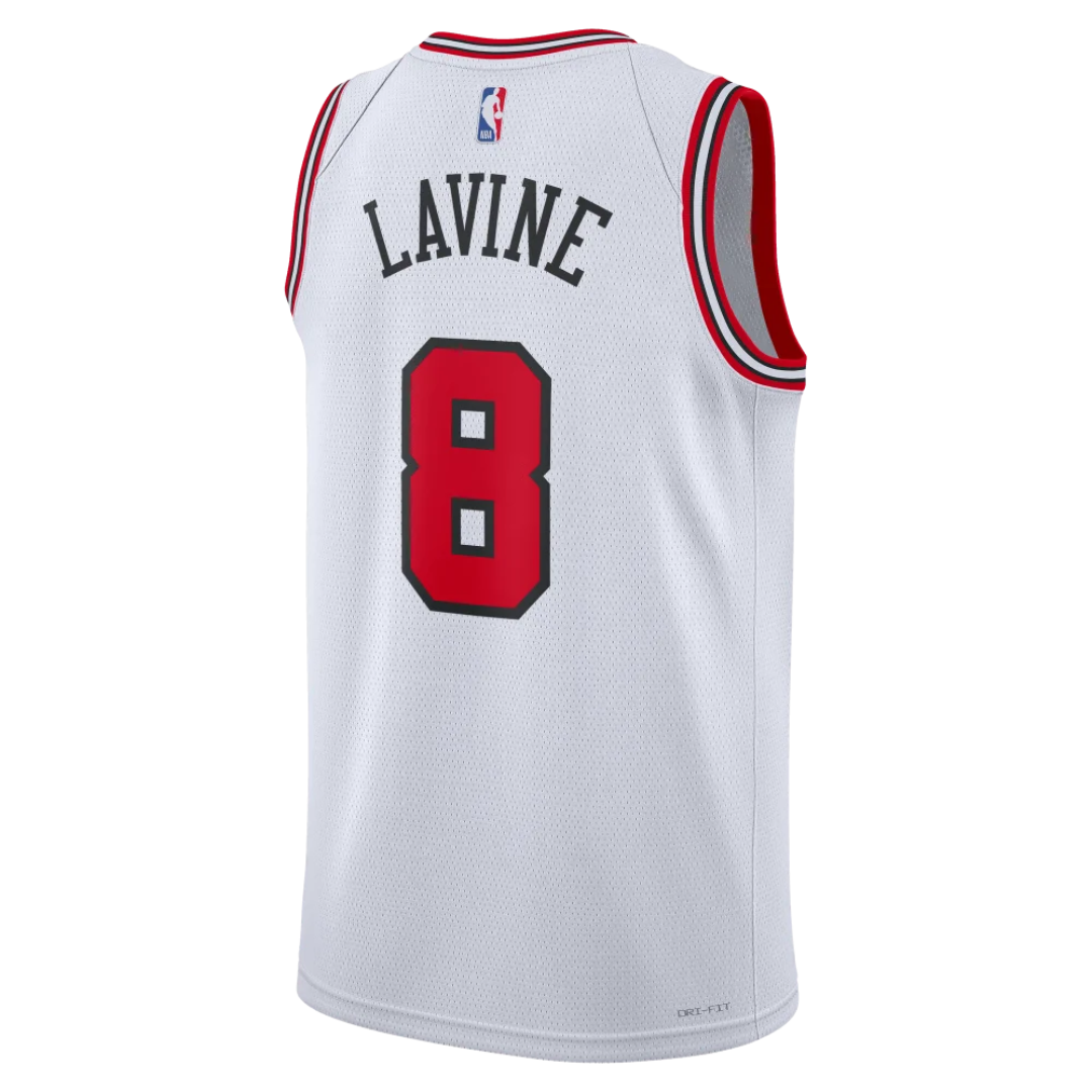 Maillot de basketball Homme CHI MNK DF SWGMN JSY ASC 22 Blanc