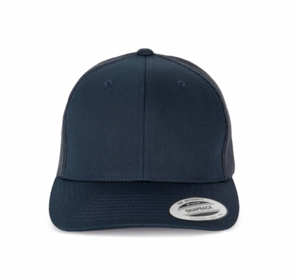K-up KP912 - Casquette Trucker modèle rétro - 6 panneaux (LOGO FLOCAGE ou BRODERIE)