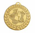 Médaille frappée or football Ø 50 mm