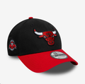 Casquette 9FORTY Adjustable Chicago Bulls NBA Side Patch Noir